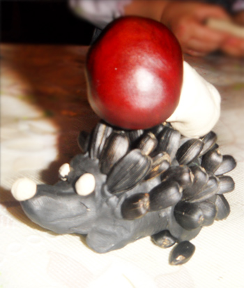 Їжачок з пластиліну